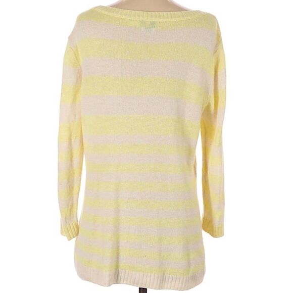 Vineyard Vines striped yellow sweater w/ Cashmere - Picture 2 of 3